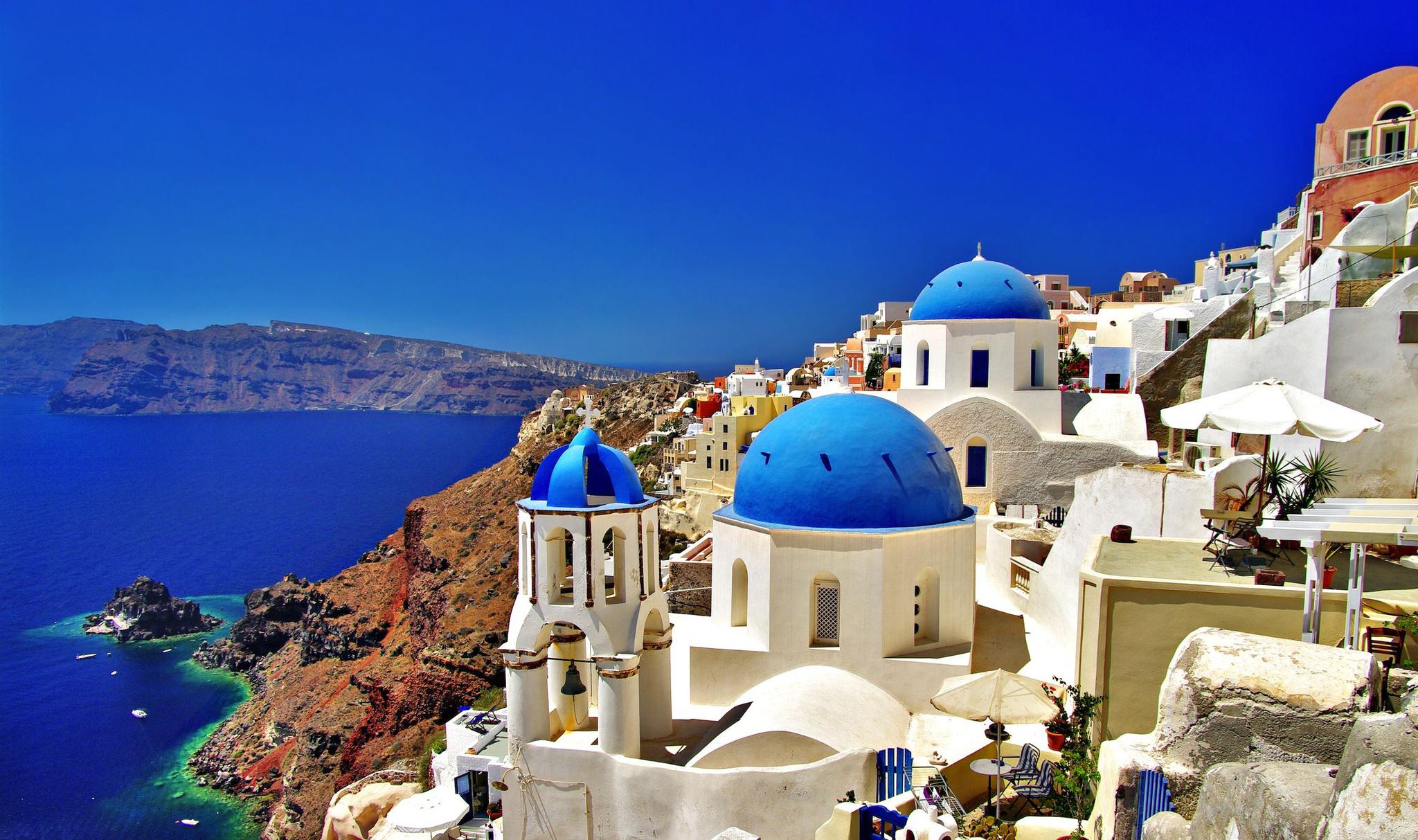 浪漫爱琴海上的明珠 希腊圣托里尼岛之旅