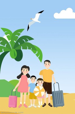 五一旅游卡通素材 用画笔描绘的旅程诗篇